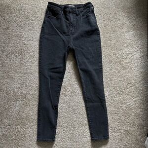 MADEWELL Curvy High Rise Skinny Jeans in Starkey Wash 26